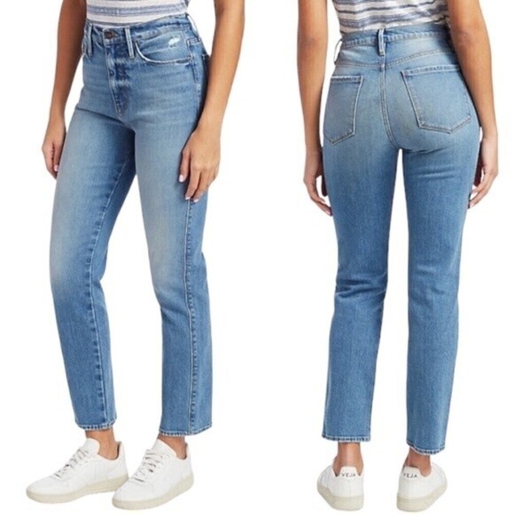 FRAME Straight Leg Jeans - Picture 1 of 15